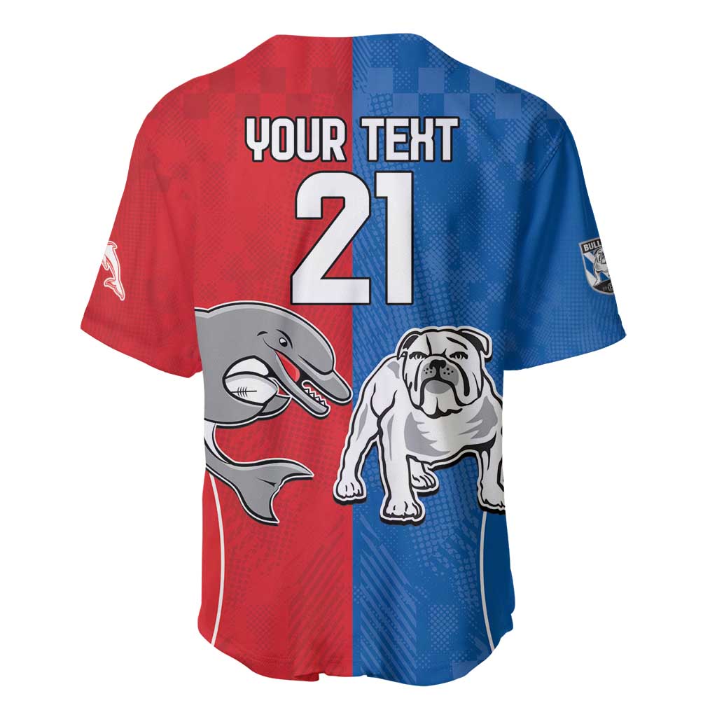 NRL Bulldogs and Dolphins Baseball Jersey Sporty Style