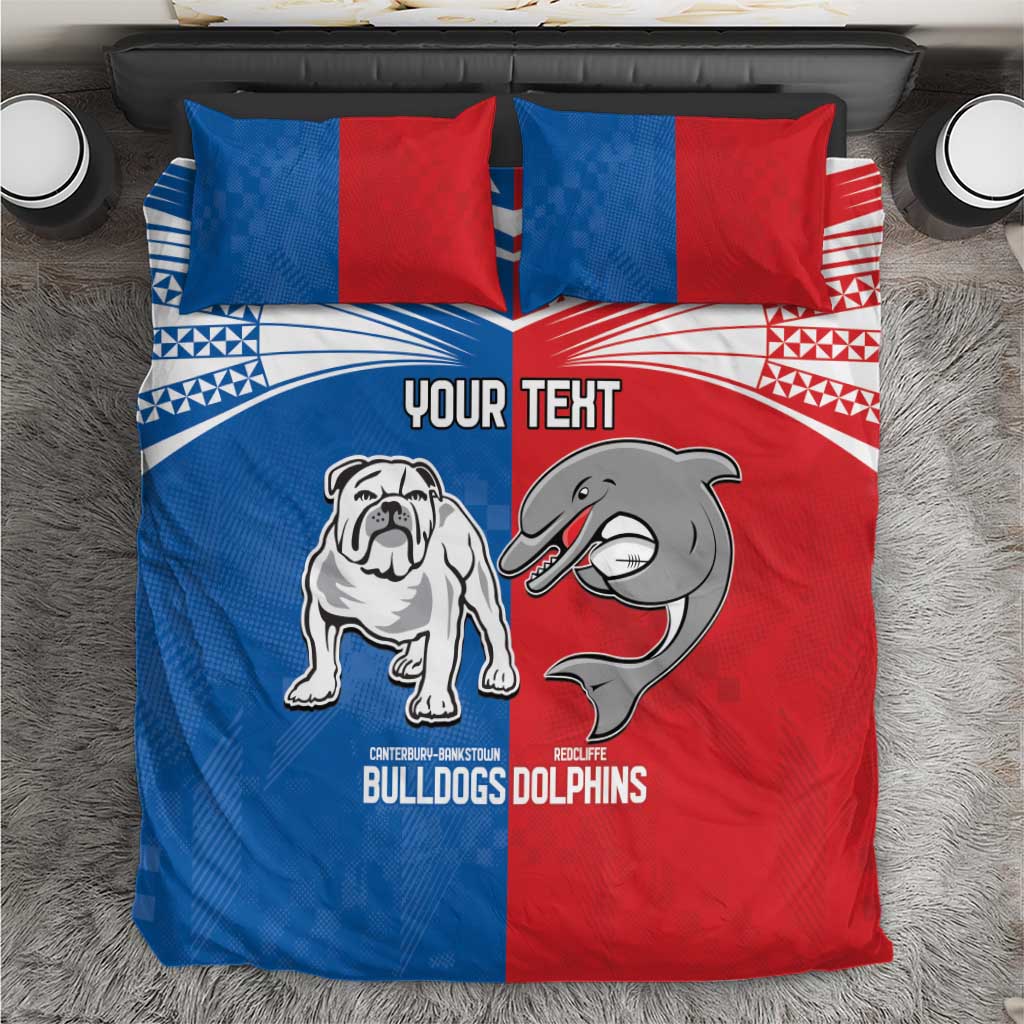 NRL Bulldogs and Dolphins Bedding Set Sporty Style