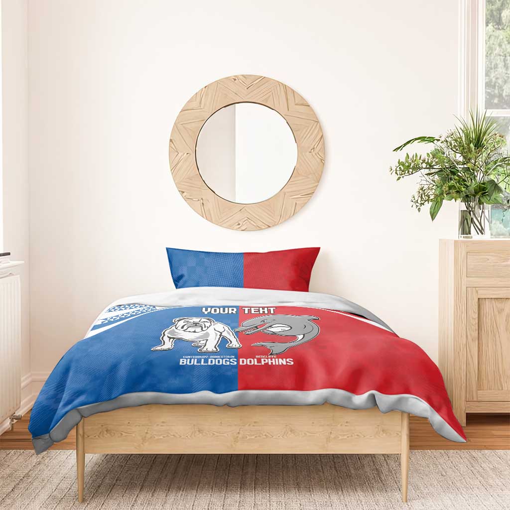 NRL Bulldogs and Dolphins Bedding Set Sporty Style