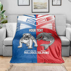 NRL Bulldogs and Dolphins Blanket Sporty Style