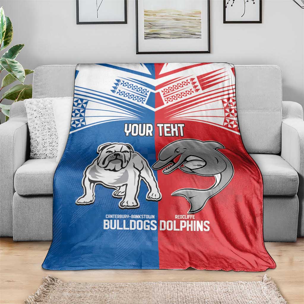 NRL Bulldogs and Dolphins Blanket Sporty Style