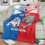 NRL Bulldogs and Dolphins Blanket Sporty Style