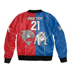 NRL Bulldogs and Dolphins Bomber Jacket Sporty Style