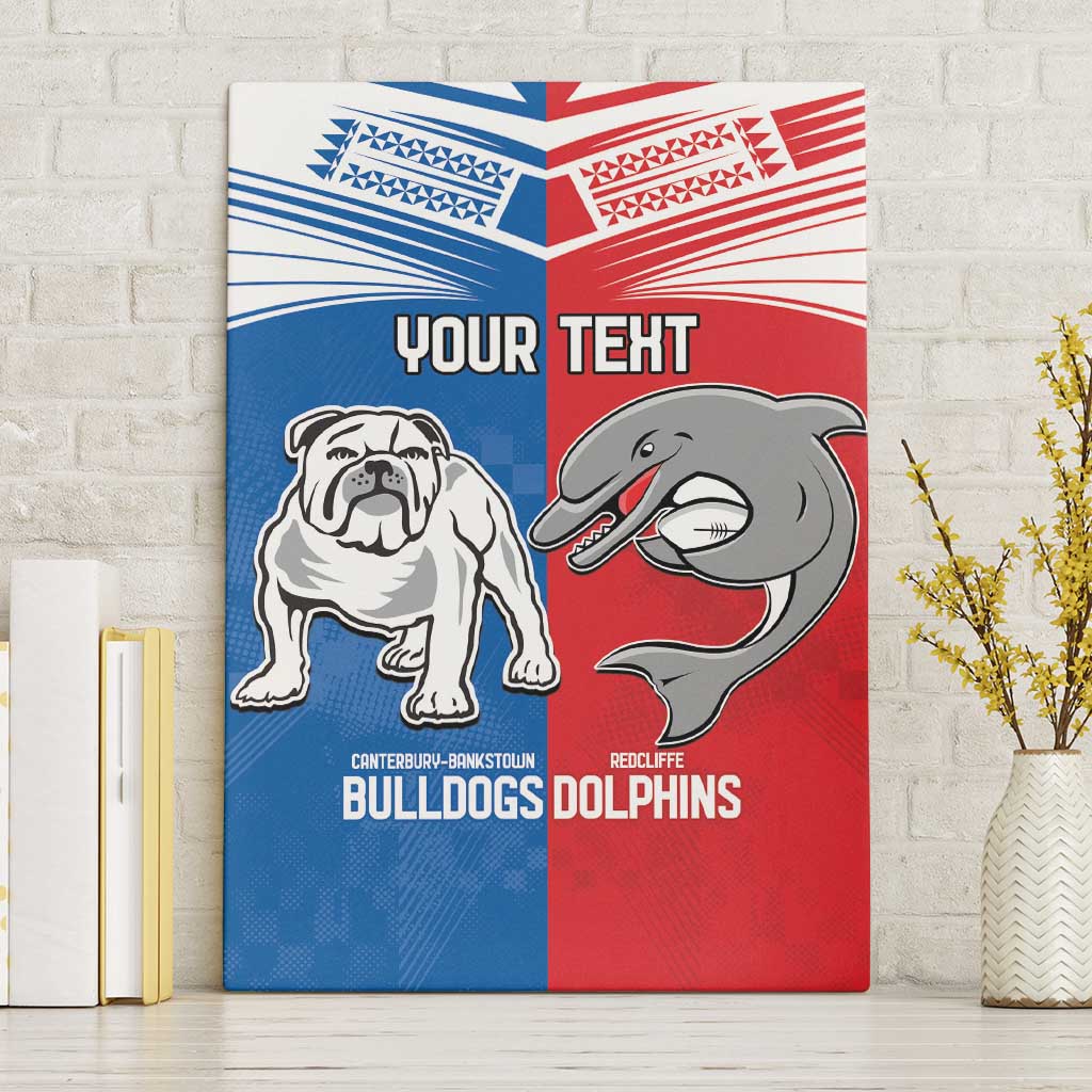 NRL Bulldogs and Dolphins Canvas Wall Art Sporty Style