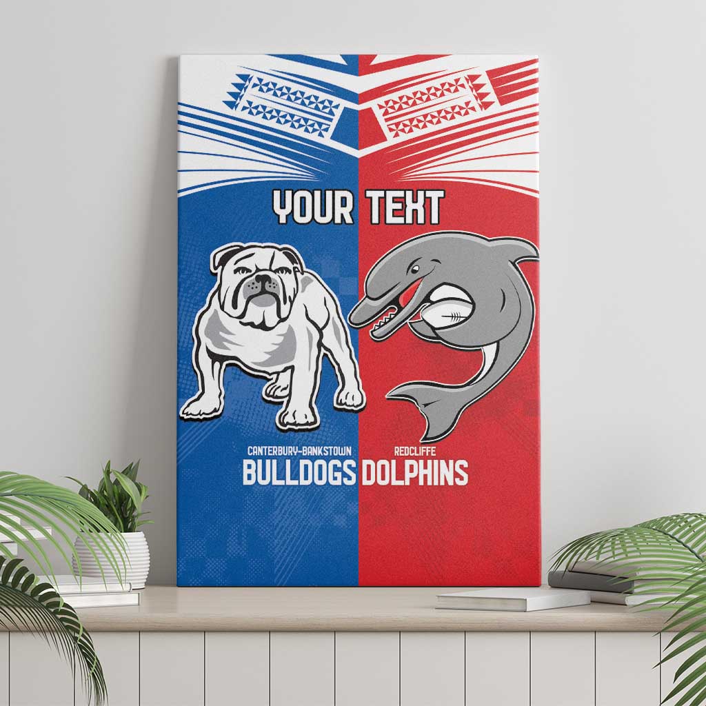 NRL Bulldogs and Dolphins Canvas Wall Art Sporty Style