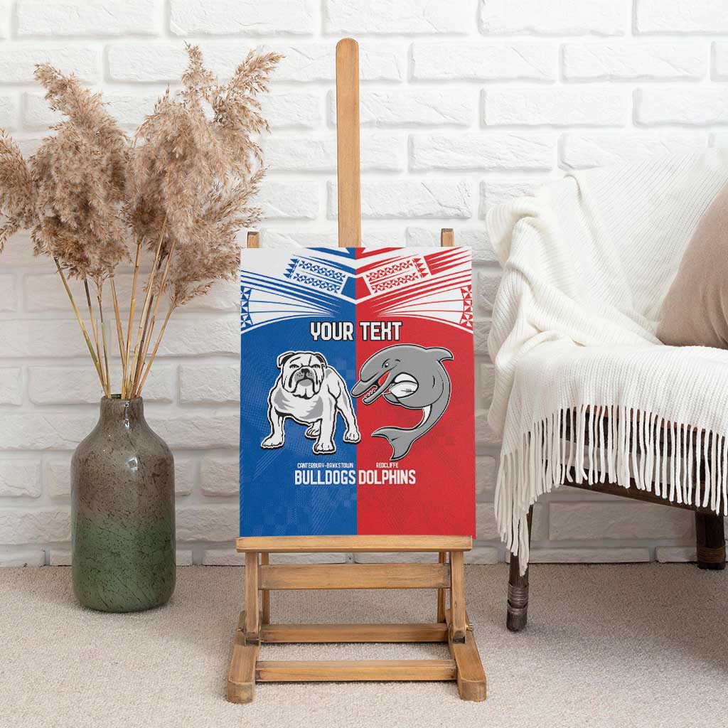 NRL Bulldogs and Dolphins Canvas Wall Art Sporty Style