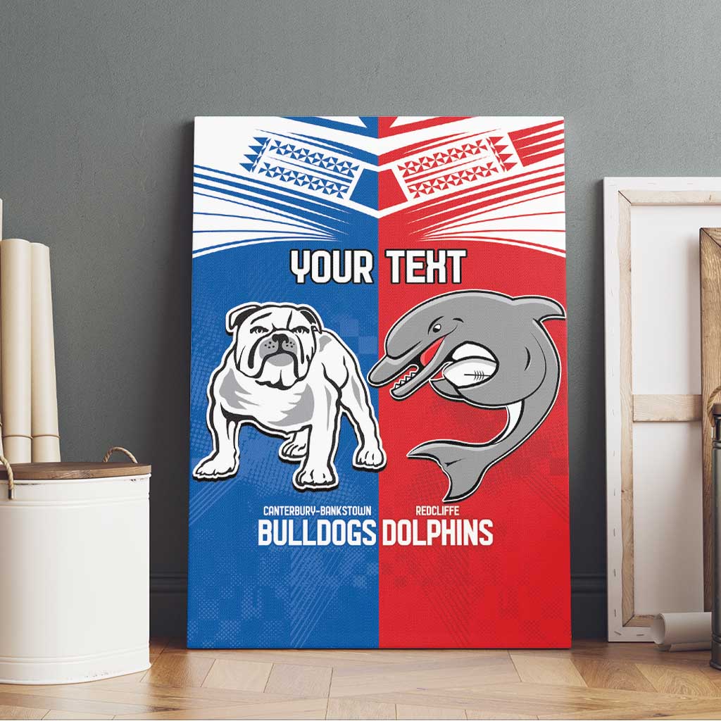 NRL Bulldogs and Dolphins Canvas Wall Art Sporty Style