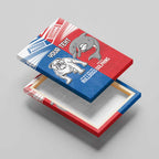 NRL Bulldogs and Dolphins Canvas Wall Art Sporty Style