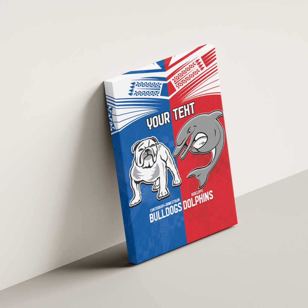 NRL Bulldogs and Dolphins Canvas Wall Art Sporty Style