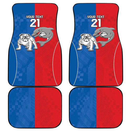 NRL Bulldogs and Dolphins Car Mats Sporty Style