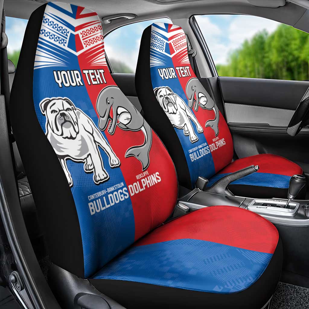NRL Bulldogs and Dolphins Car Seat Cover Sporty Style