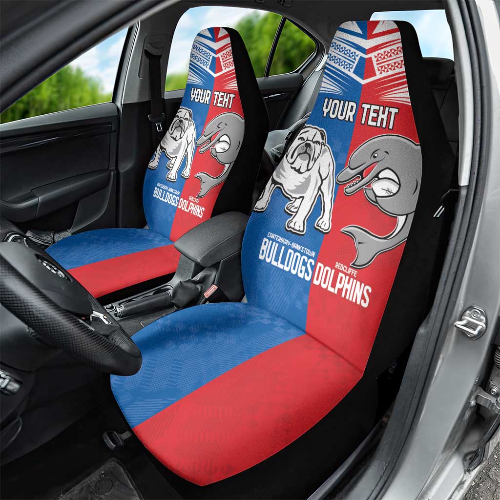 NRL Bulldogs and Dolphins Car Seat Cover Sporty Style