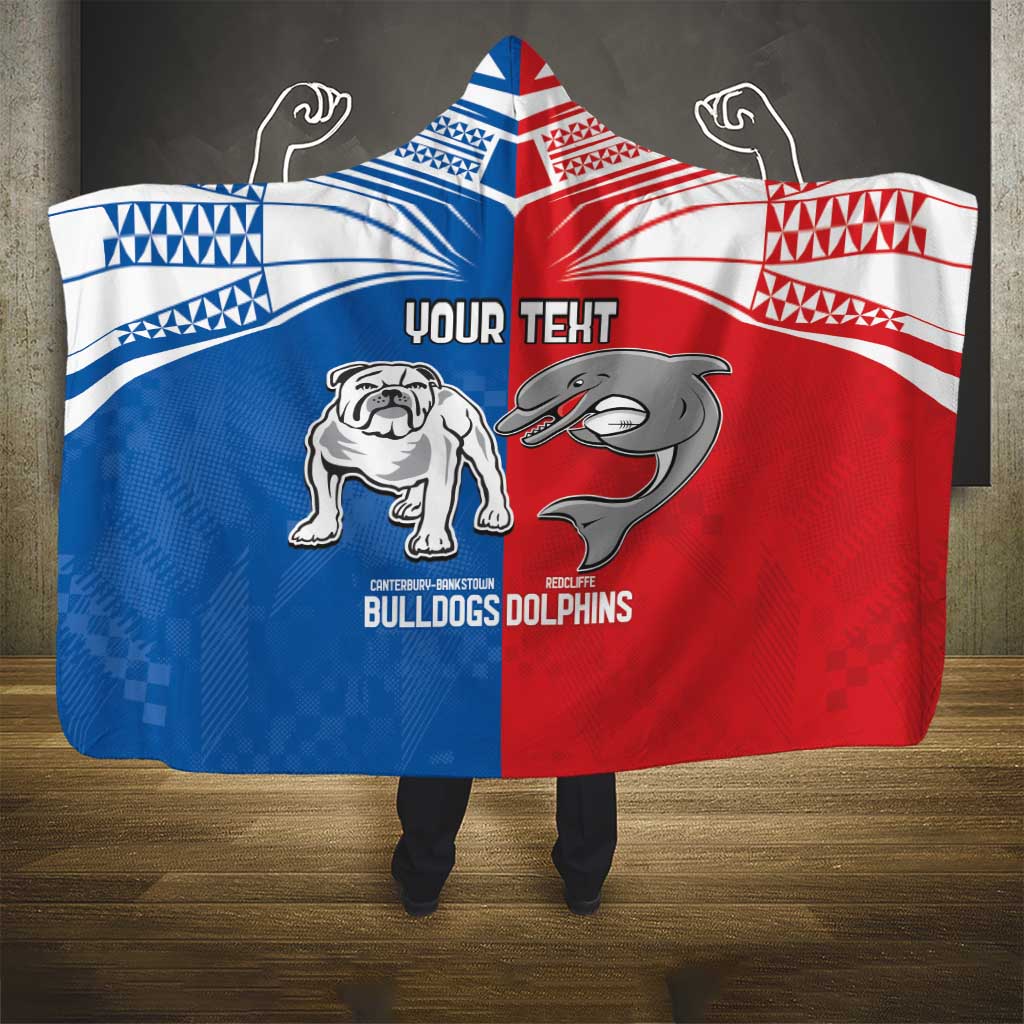 NRL Bulldogs and Dolphins Hooded Blanket Sporty Style