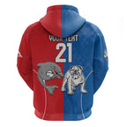 NRL Bulldogs and Dolphins Hoodie Sporty Style