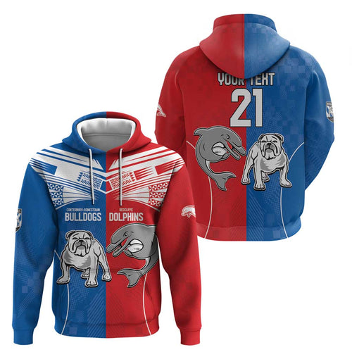 NRL Bulldogs and Dolphins Hoodie Sporty Style