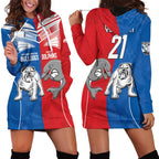 NRL Bulldogs and Dolphins Hoodie Dress Sporty Style