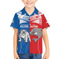 NRL Bulldogs and Dolphins Kid Hawaiian Shirt Sporty Style