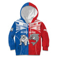 NRL Bulldogs and Dolphins Kid Hoodie Sporty Style