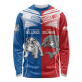 NRL Bulldogs and Dolphins Long Sleeve Shirt Sporty Style
