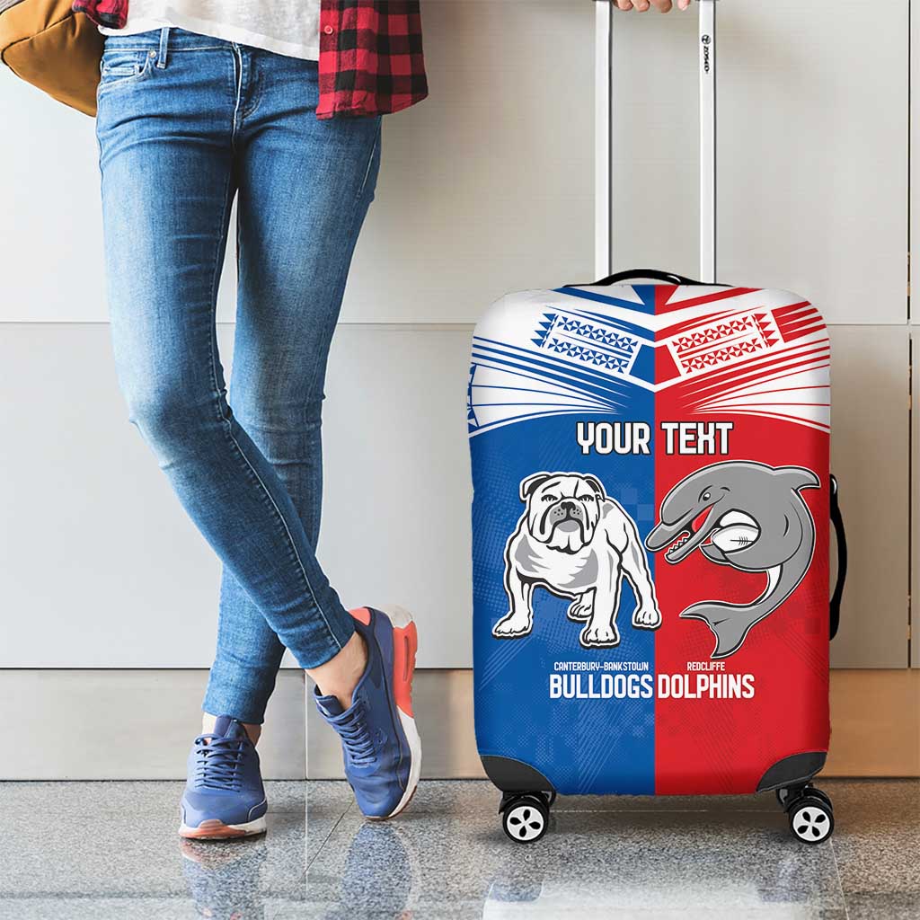 NRL Bulldogs and Dolphins Luggage Cover Sporty Style