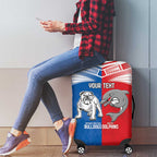NRL Bulldogs and Dolphins Luggage Cover Sporty Style