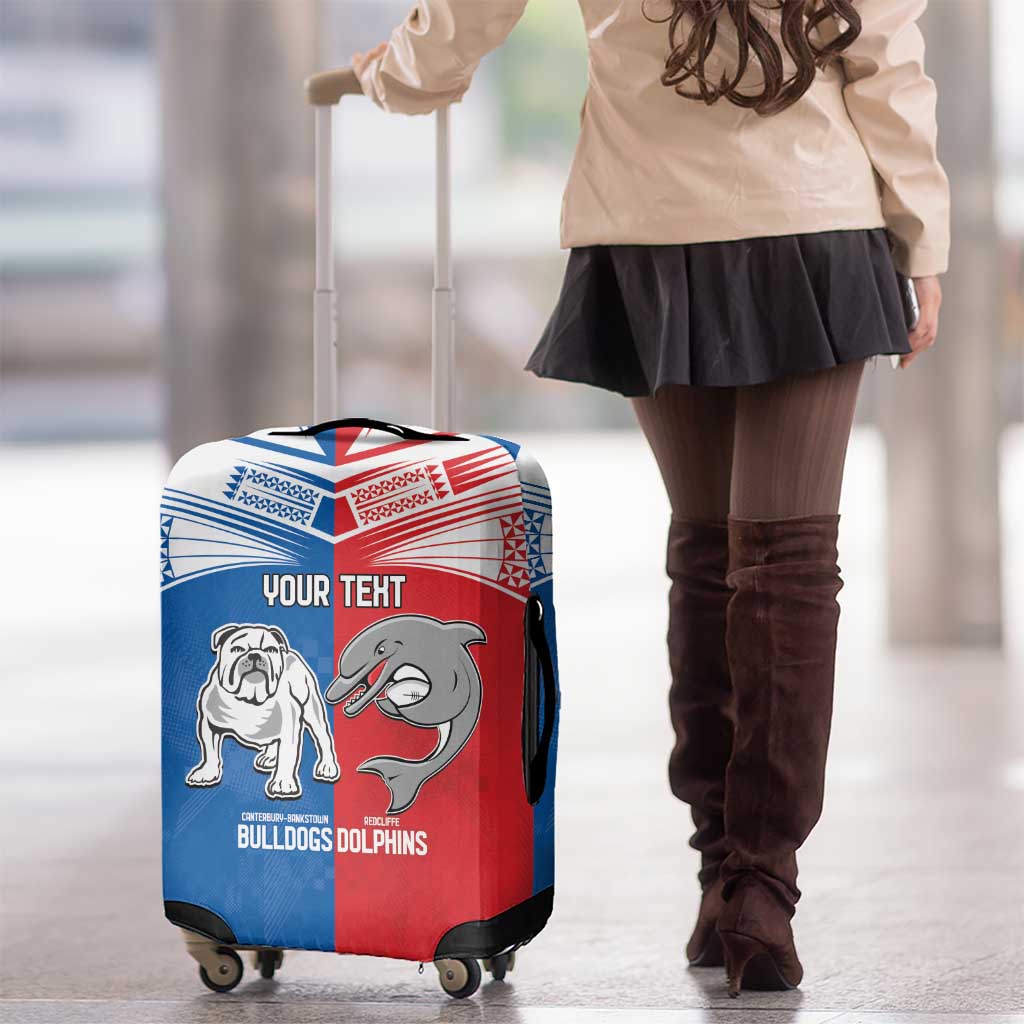 NRL Bulldogs and Dolphins Luggage Cover Sporty Style