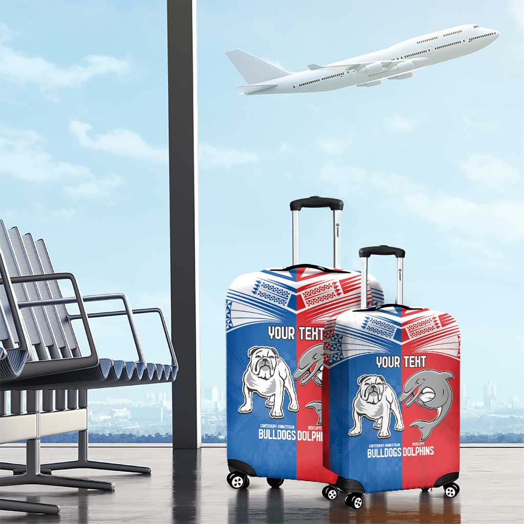 NRL Bulldogs and Dolphins Luggage Cover Sporty Style
