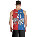 NRL Bulldogs and Dolphins Men Tank Top Sporty Style