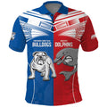 NRL Bulldogs and Dolphins Polo Shirt Sporty Style