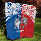NRL Bulldogs and Dolphins Quilt Sporty Style