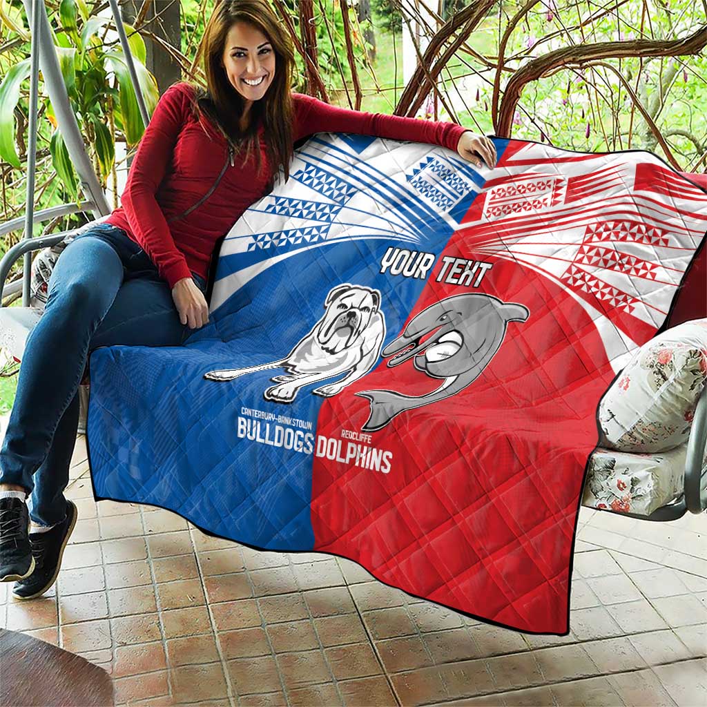NRL Bulldogs and Dolphins Quilt Sporty Style