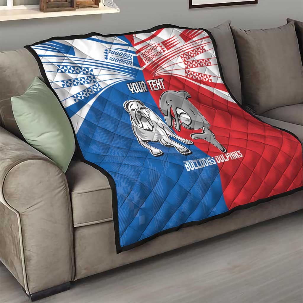 NRL Bulldogs and Dolphins Quilt Sporty Style