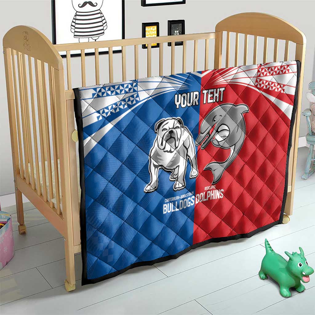 NRL Bulldogs and Dolphins Quilt Sporty Style