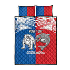 NRL Bulldogs and Dolphins Quilt Bed Set Sporty Style