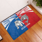 NRL Bulldogs and Dolphins Rubber Doormat Sporty Style