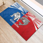 NRL Bulldogs and Dolphins Rubber Doormat Sporty Style
