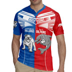 NRL Bulldogs and Dolphins Rugby Jersey Sporty Style
