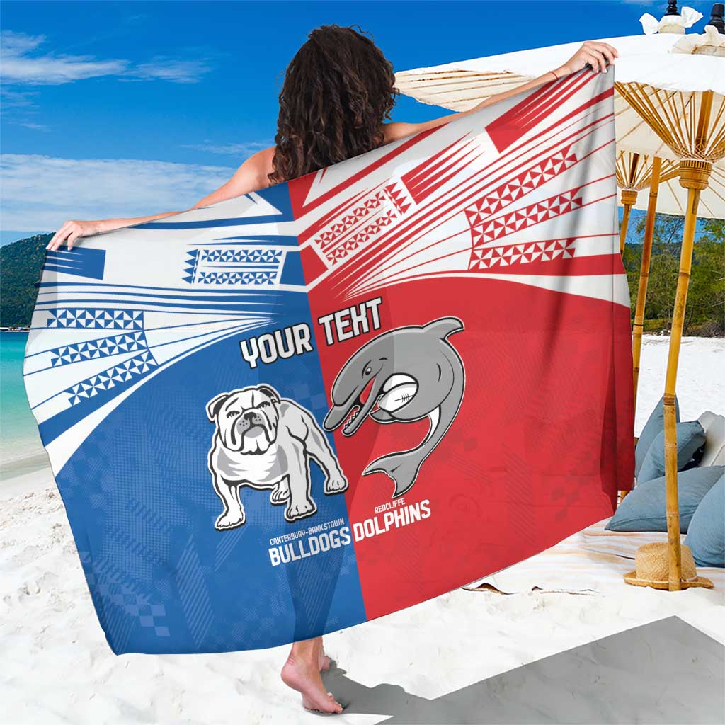 NRL Bulldogs and Dolphins Sarong Sporty Style