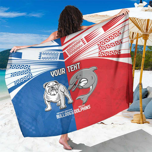 NRL Bulldogs and Dolphins Sarong Sporty Style