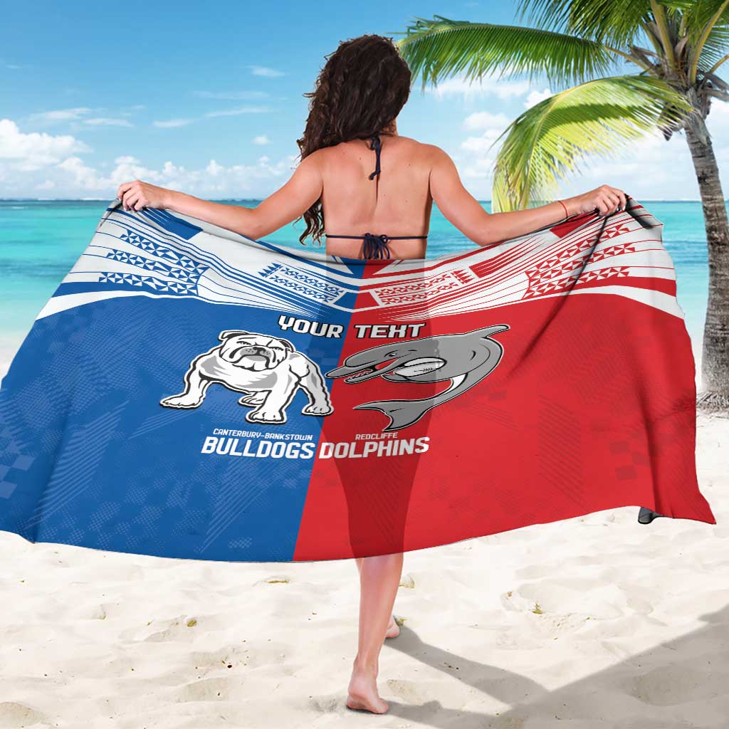 NRL Bulldogs and Dolphins Sarong Sporty Style