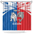 NRL Bulldogs and Dolphins Shower Curtain Sporty Style