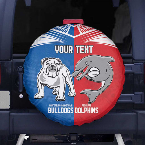 NRL Bulldogs and Dolphins Spare Tire Cover Sporty Style