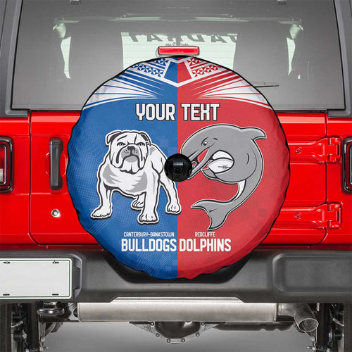 NRL Bulldogs and Dolphins Spare Tire Cover Sporty Style