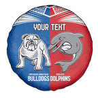 NRL Bulldogs and Dolphins Spare Tire Cover Sporty Style