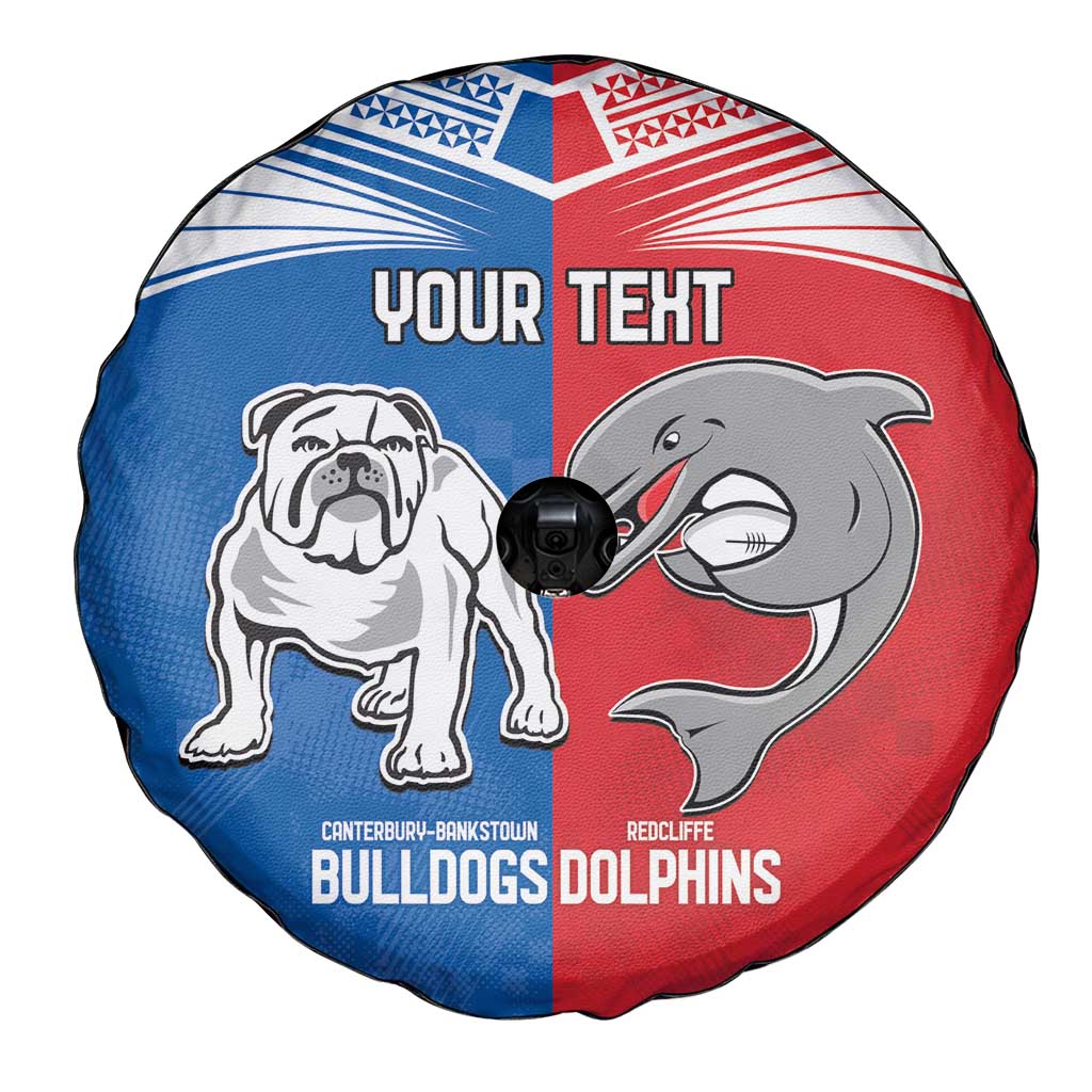 NRL Bulldogs and Dolphins Spare Tire Cover Sporty Style