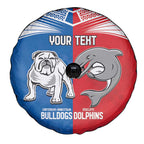 NRL Bulldogs and Dolphins Spare Tire Cover Sporty Style
