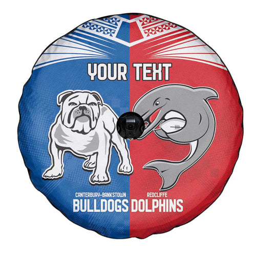 NRL Bulldogs and Dolphins Spare Tire Cover Sporty Style