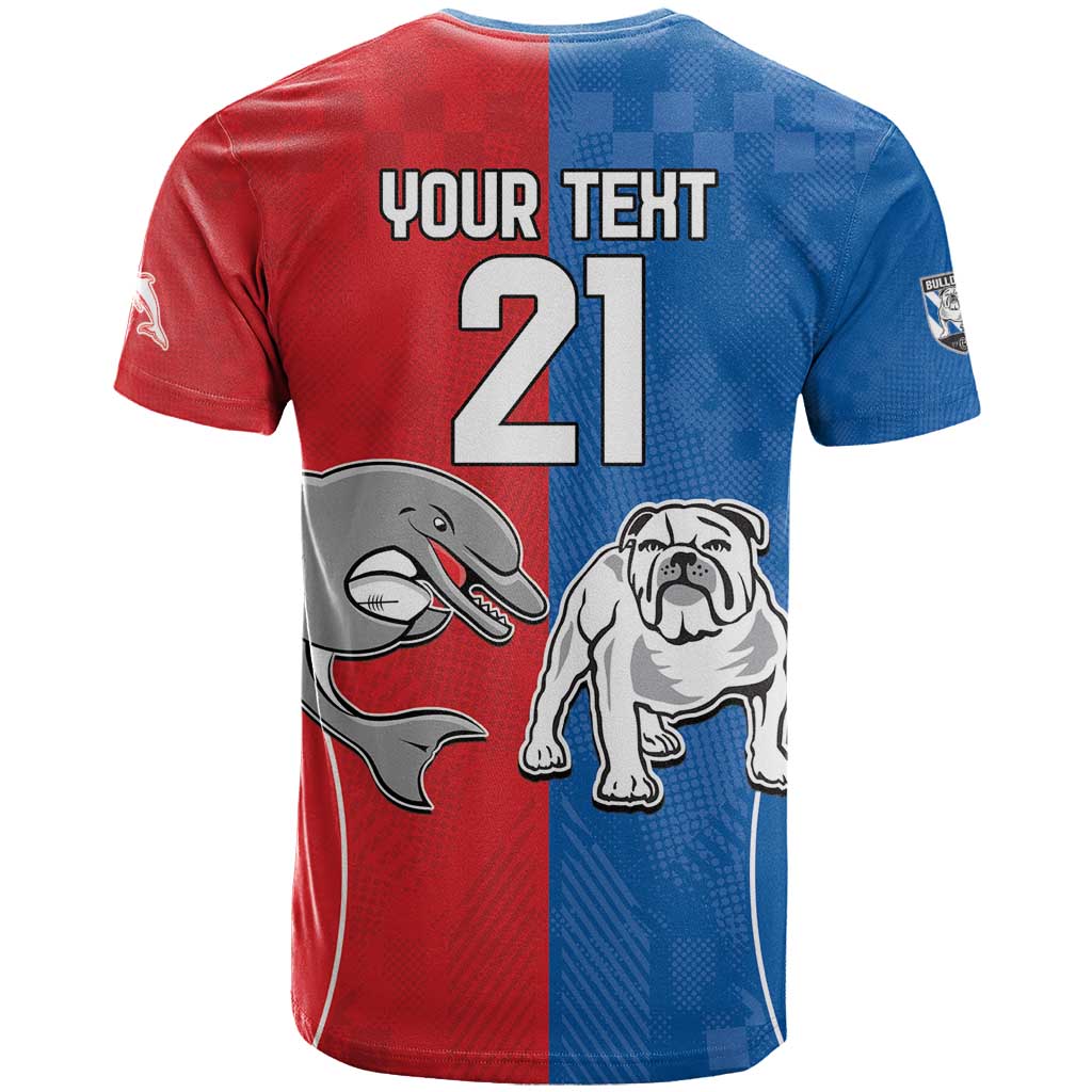 NRL Bulldogs and Dolphins T Shirt Sporty Style