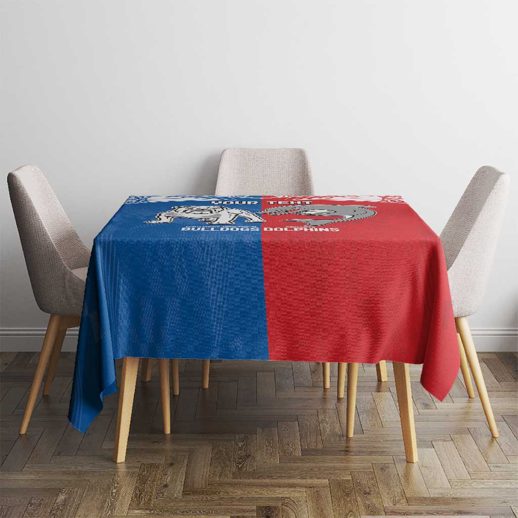NRL Bulldogs and Dolphins Tablecloth Sporty Style