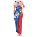 NRL Bulldogs and Dolphins Tank Maxi Dress Sporty Style
